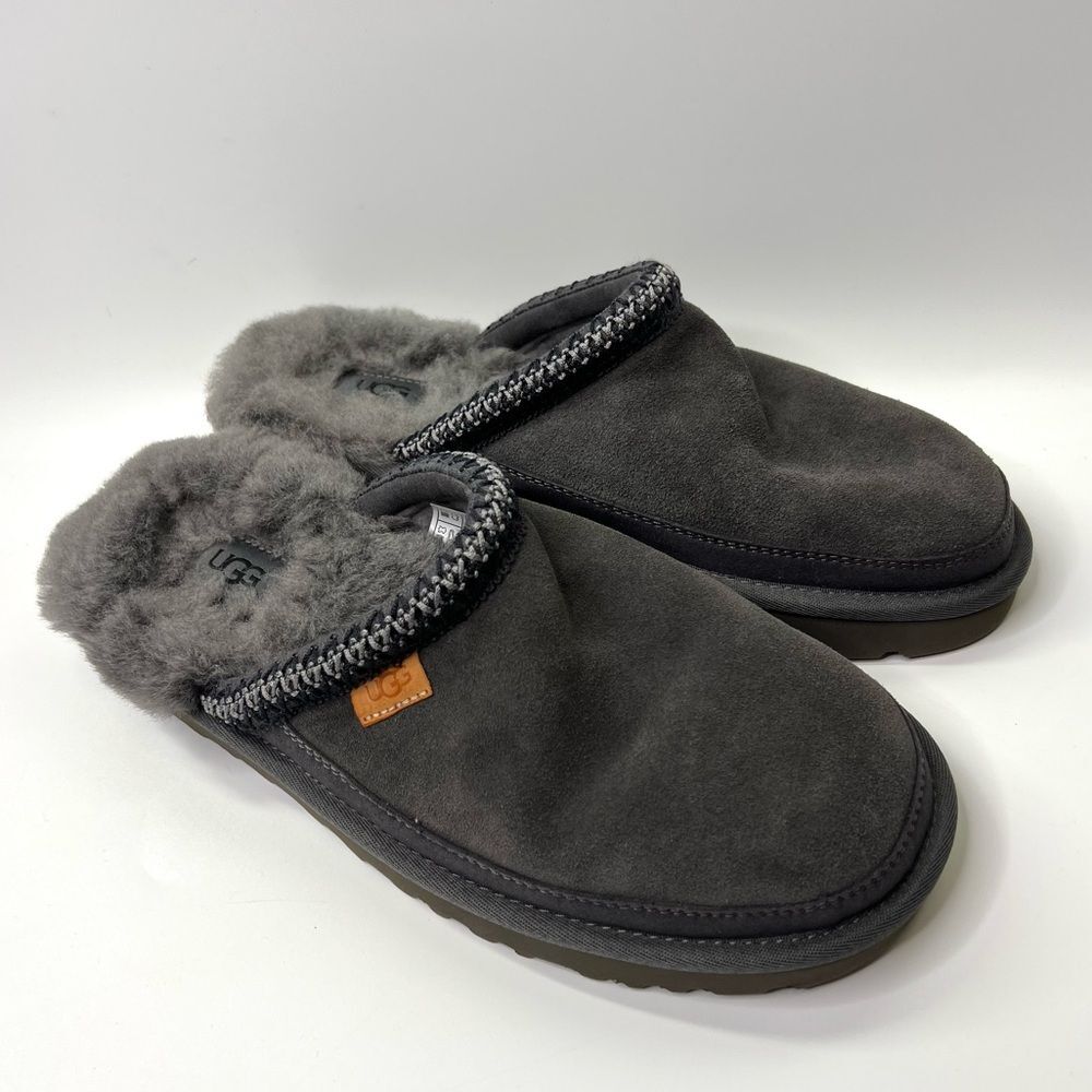 UGG Tasman Slip On Slippers Dark Grey Men’s 10/43 EU - Picture 9 of 14